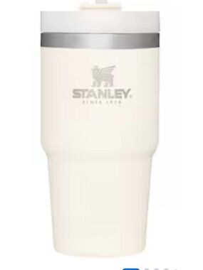 Stanley Ivory Travel Tumbler with Silver Band